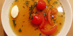 heldere tomatenbouilon